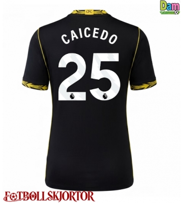 Chelsea Moises Caicedo #25 Bortatröja Dam 2026-27 Kortärmad